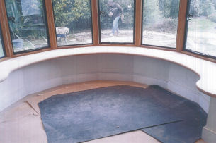 Joinery Services - Bespoke Curved Oak Window Board